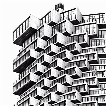 Architecture sketch style