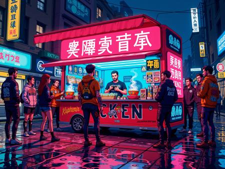 Neon Anime Punk FLUX