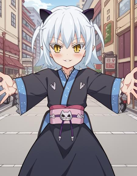 Shiroyasha (白夜叉) - Problem Children Are Coming from Another World, Aren't They? (Mondaiji-tachi ga Isekai kara Kuru Sou desu yo?) (問題児たちが異世界から来るそうですよ?)