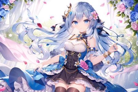 蔚蓝多彩-洛可可风格化-A vivid and multicolored palette - Rococo Style版本v1 (ID: 520594)
