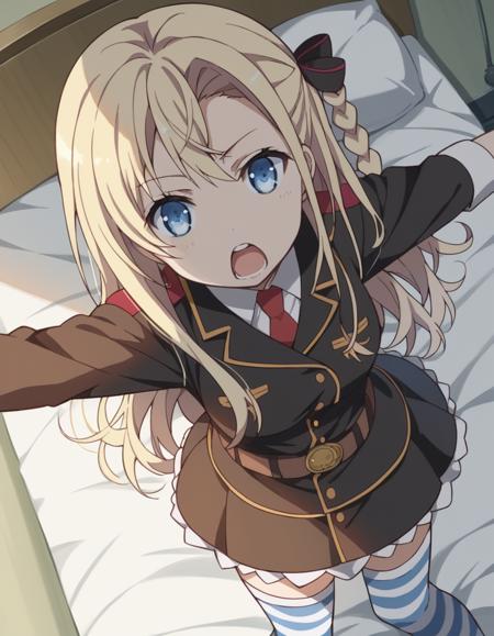 Wilhelmina Braunschweig Ingenohl Friedeburg (ヴィルヘルミーナ・ブラウンシュヴァイク・インゲノール・フリーデブルク) - High School Fleet (ハイスクール・フリート)