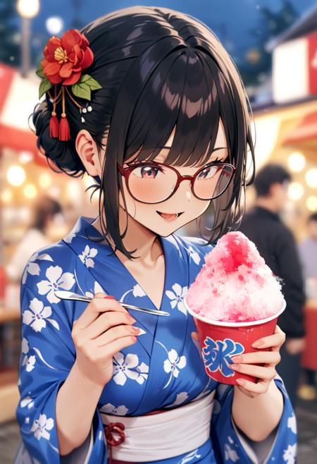 かき氷 shaved ice SDXL