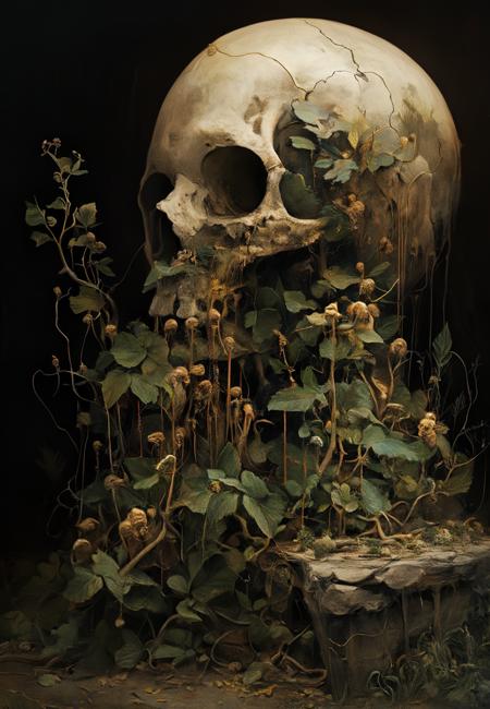 Stable Cascade Beksinski