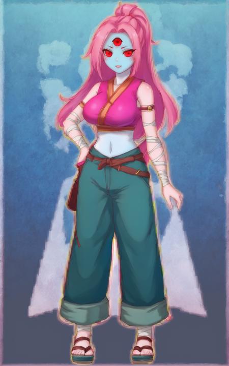 Hylotl race from StarBound