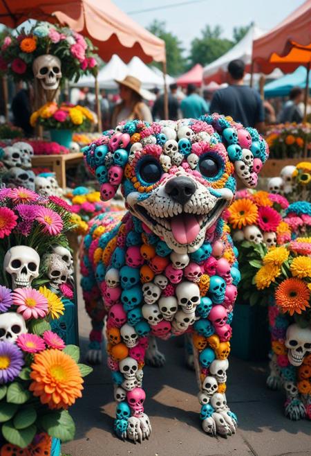Colorful Skulls - World Morph