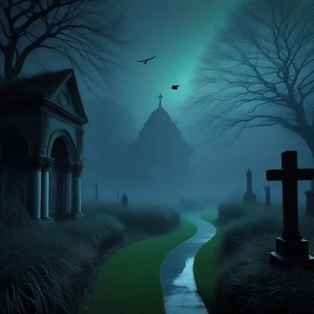 Haunted Streets of Highgate: A Gothic Cemetery Lora