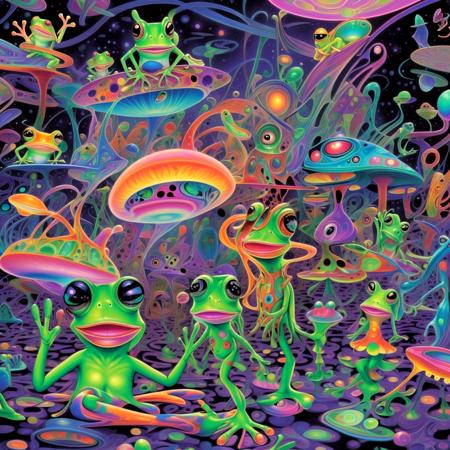 Bangerooo (Psychedelic Art Style) [SDXL]