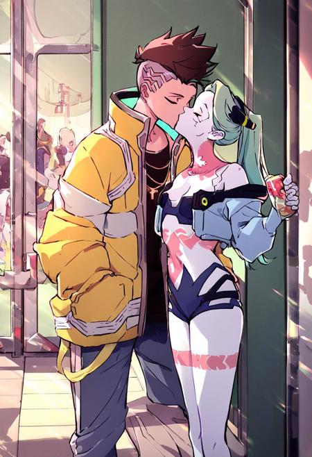 Cyberpunk 2077 David Marinez, Lucy, Rebecca,Maine , kiwi and Kaneda (Akira)