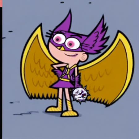 hawk gal - the fairly oddparents