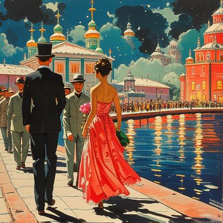 style of Boris Kustodiev [FLUX] 263