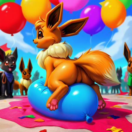 Sitting on a Balloon for PonyDiffusionXL v6