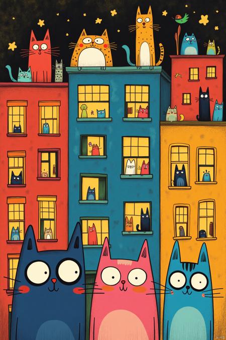 OB俏皮手绘插画Cute hand-drawn illustrations