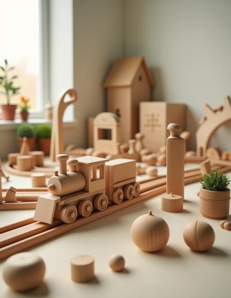 Wood Figure Style [FLUX+SDXL+1.5]