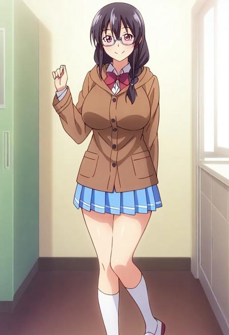 Saitou Fumika / 斉藤文香 (Eroge de subete ha kaiketsu koto ga dekiru / エロゲーで全ては解決ことが出来る) Illustrious Anime style