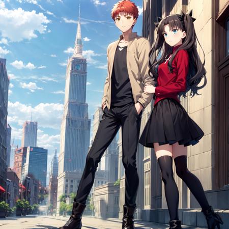 Rin tohsaka  LORA and(Pony)  from fate stay night visual novel