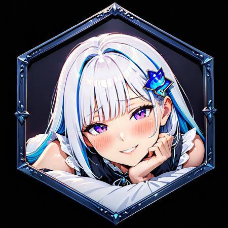 六角形徽章hexagon badge(A.31)