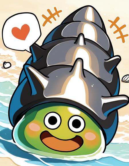 Shell slime / スライムつむり (Dragon quest) IL/Pony版本IL-v1.0 (ID: 1121193)