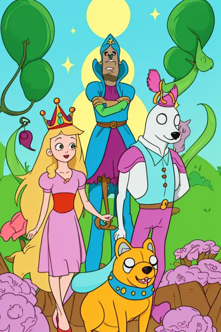 Adventure Time cartoon style