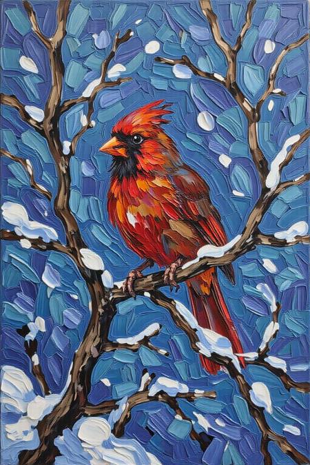 Impasto Oil Painting Style