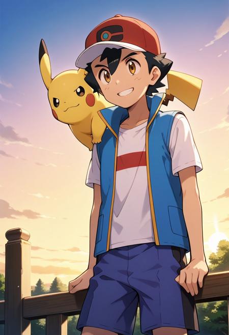 Ash Ketchum - Pokemon Journeys - Pony + Illustrious