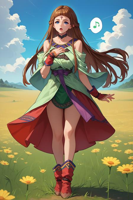 Shiho/詩帆 (Valkyrie Profile) SDXL LoRA [Pony Diffusion]