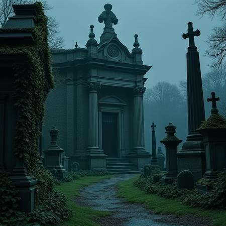 Haunted Streets of Highgate: A Gothic Cemetery Lora
