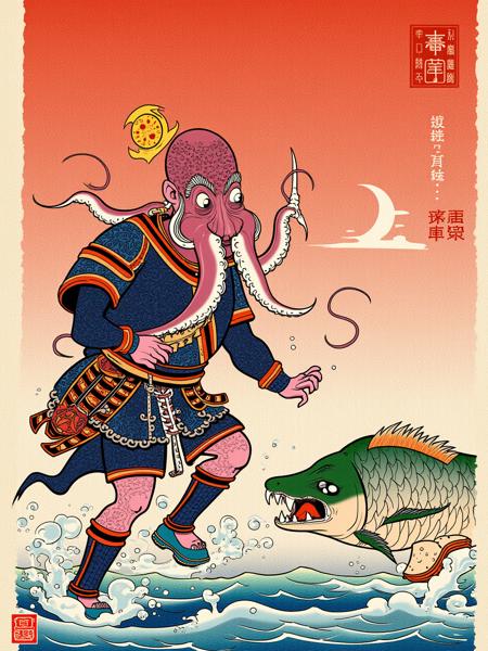Flux Imitation of Ukiyoe style版本v0.2 (ID: 969136)