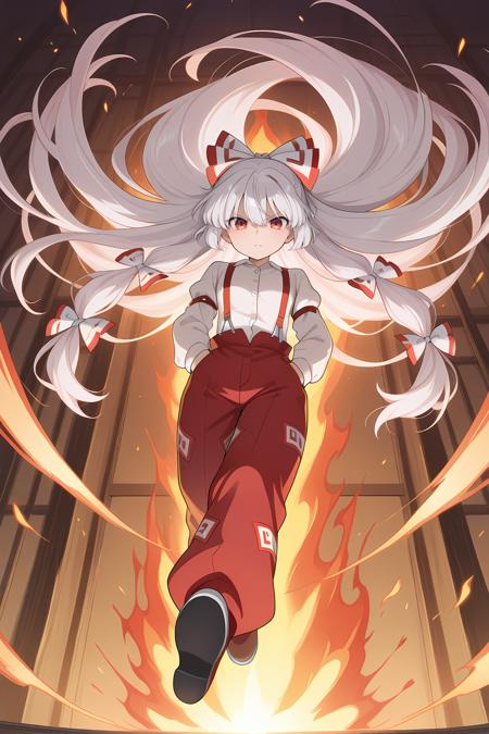 Fujiwara no Mokou (Touhou Project)版本Illustrious (ID: 1300258)