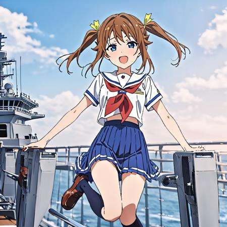 Akeno Misaki 岬明乃 - ハイスクール・フリート High School Fleet