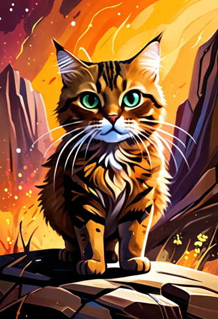 Brown Cat SDXL