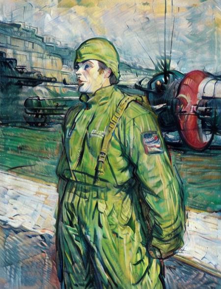 Lautrec oil painting style（劳特累克油画风格）