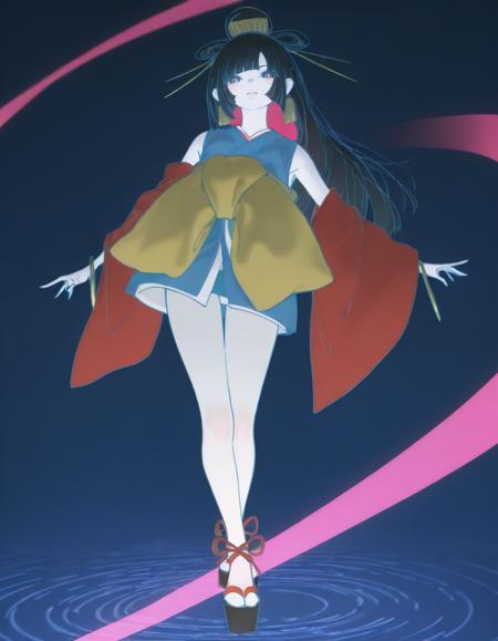 OC girl from tuki.『ひゅるりらぱっぱ』by 十八番茶 mado [Illustrious/NAI, Pony XL] HYURURIRAPAPPA