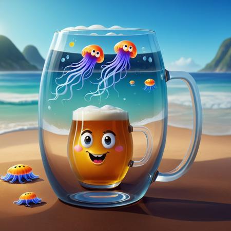 Smiling Jellyfish & Friends - XL Series