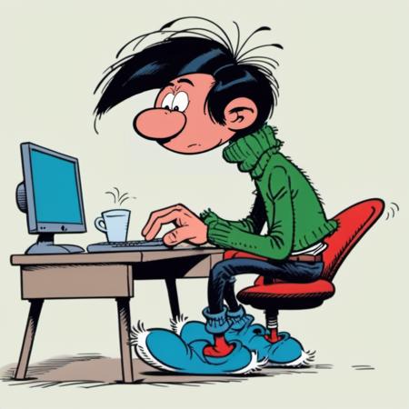 Gaston / Gaston Lagaffe - SDXL Realistic & Comics