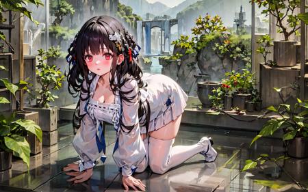 Yat-Sen (Azur Lane) Paragon of Celestial Grace 逸仙 膏发凝脂 襦裙