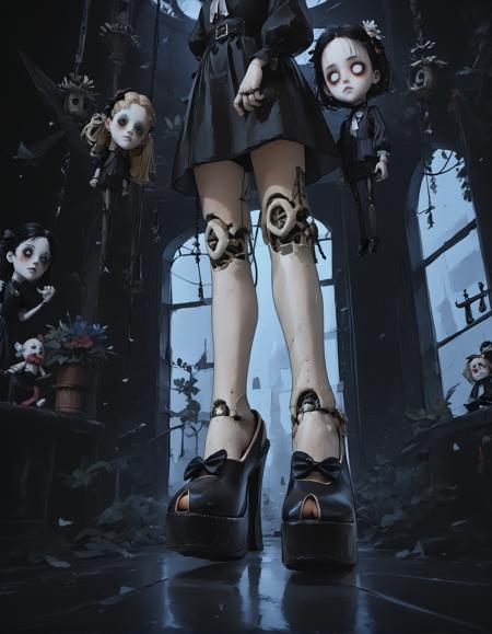 TUK Rewind - Slingback Peep Toe Platform Heels