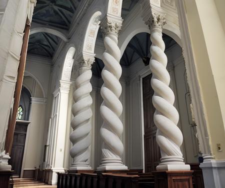 Twisted columns concept