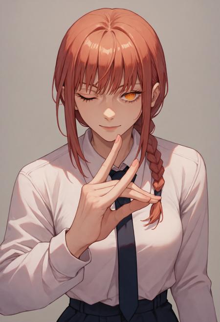 (PonyXL) Aki's fox shadow puppet (chainsaw man pose meme)