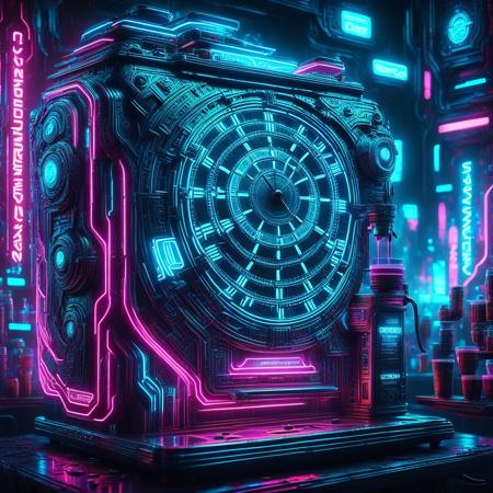 Glowing Neon Cyberpunk XL