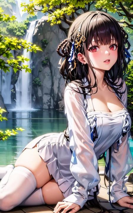 Yat-Sen (Azur Lane) Paragon of Celestial Grace 逸仙 膏发凝脂 襦裙