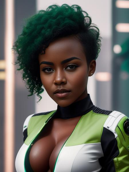 Sanaa Asaju - Black African Kenyan Woman from the Latent Space