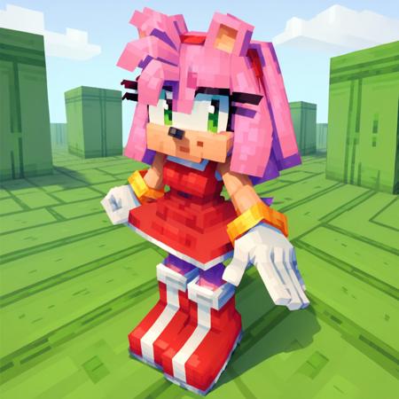 Amy rose [Minecraft version]