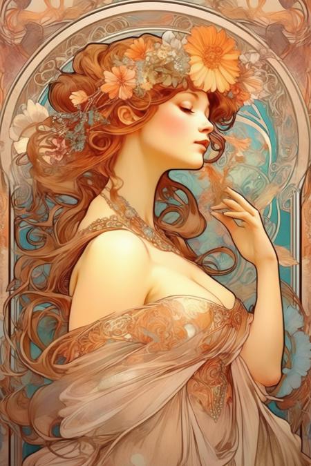 Alphonse Mucha Style