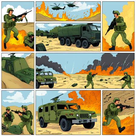 Comic Book Page style XL + F1D