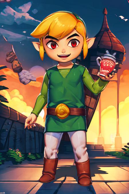 Santa Link! Toon Link - Multiple Outfits (The Legend Of Zelda: Wind Waker) [Pony & SD1.5]