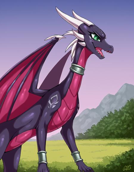Corrupted Cynder【 The legend of Spyro - A New Beginning 】- 【PONY - FLUX - DSXL】