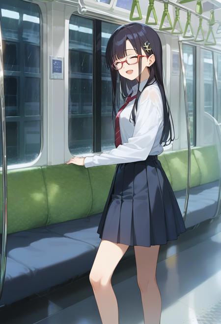 JR East E235 series train interior PONY