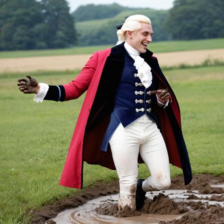 18th century men (rococo clothing, makeup, wigs -  PonyXL)