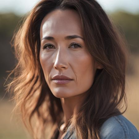 maggie Q realistic sdxl1.0 base model trained lora