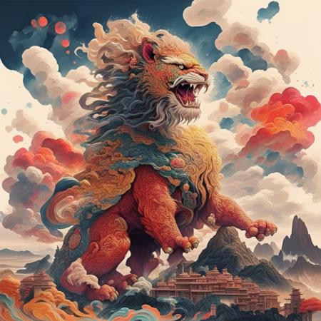 【happy new year】Dance Lion
